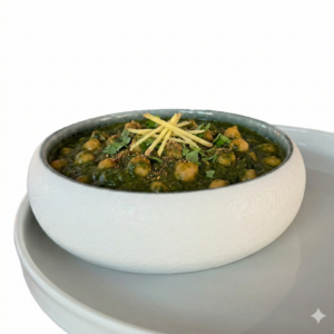 Menü: Palak Cholle vegan